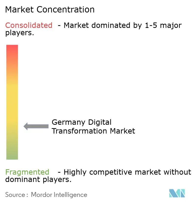 Germany Digital Transformation Market Concentration