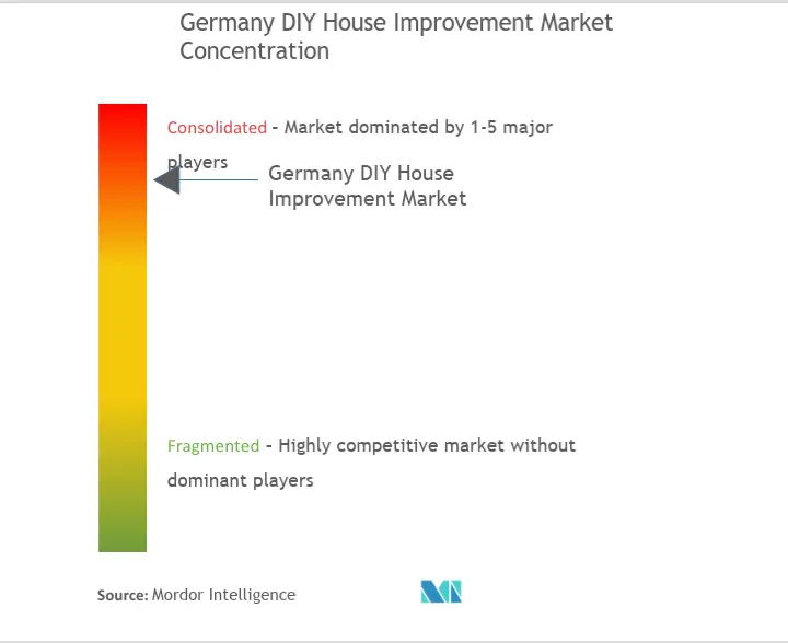 Germany DIY Home Improvement Market Concentration