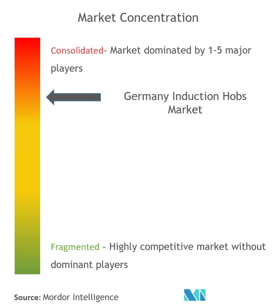 Germany Induction Hobs Market Concentration