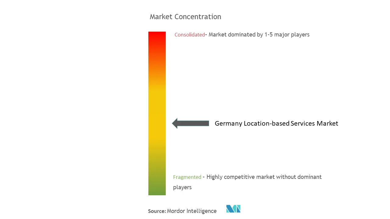Germany Location-based Services Market Concentration