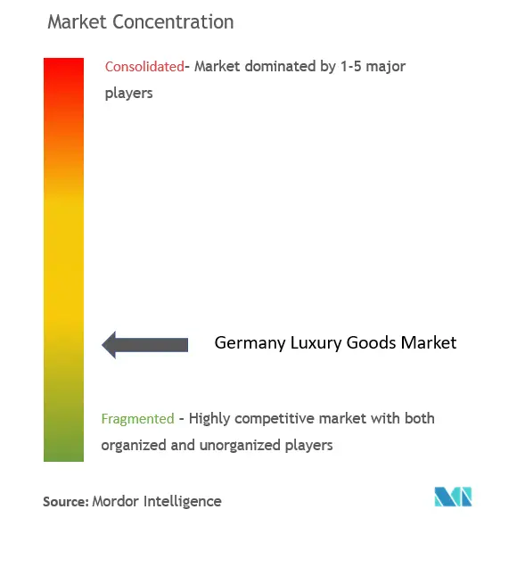Germany Luxury Goods Market Concentration
