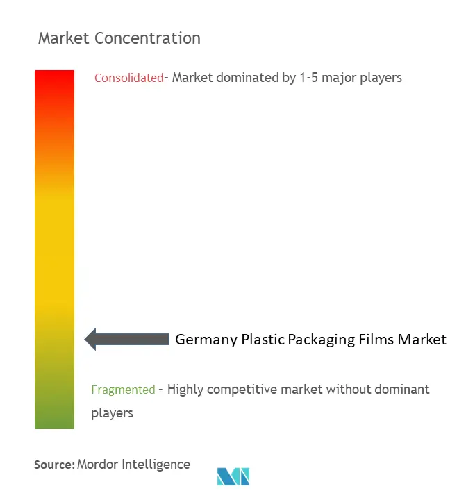 Germany Plastic Packaging Films Market Concentration