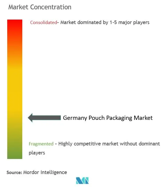 Germany Pouch Packaging Market Concentration