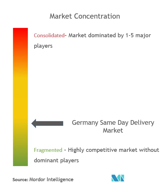 ドイツ同日配達市場集中度