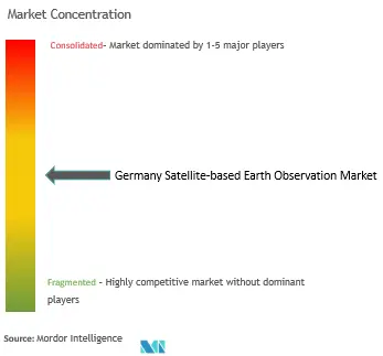 Germany Satellite-based Earth Observation Market Concentration
