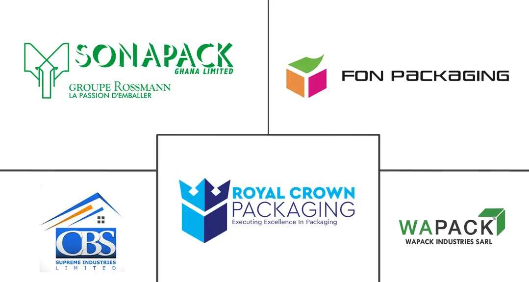 Major players in Ghana Corrugated Packaging industry