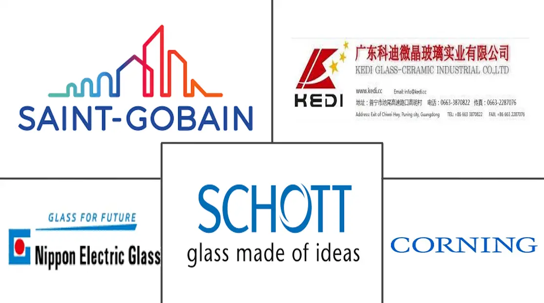Major players in Glass Ceramics industry