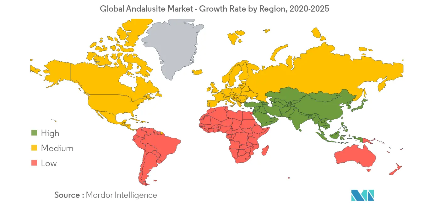 Global Andalusite Market Regional Trends