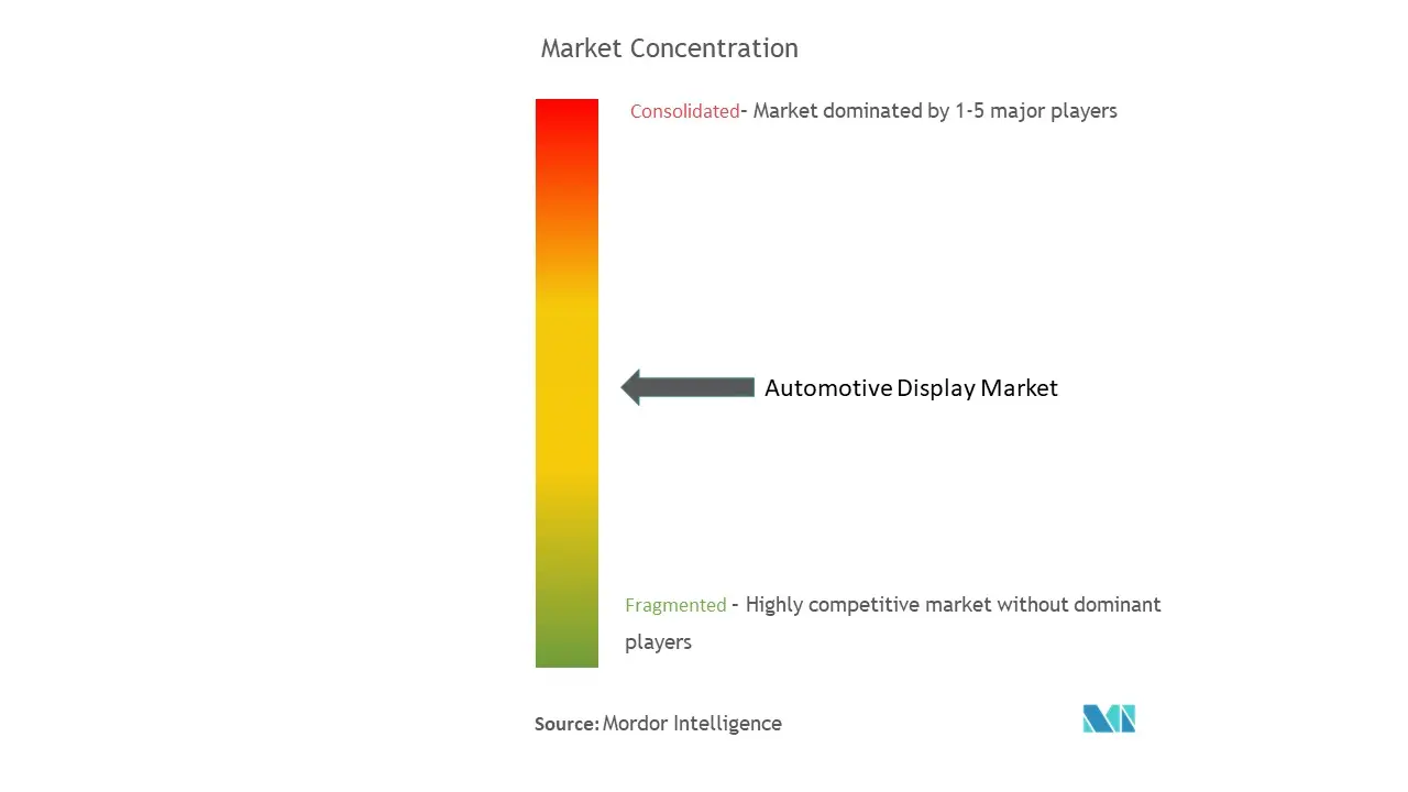 Automotive Display Market Concentration