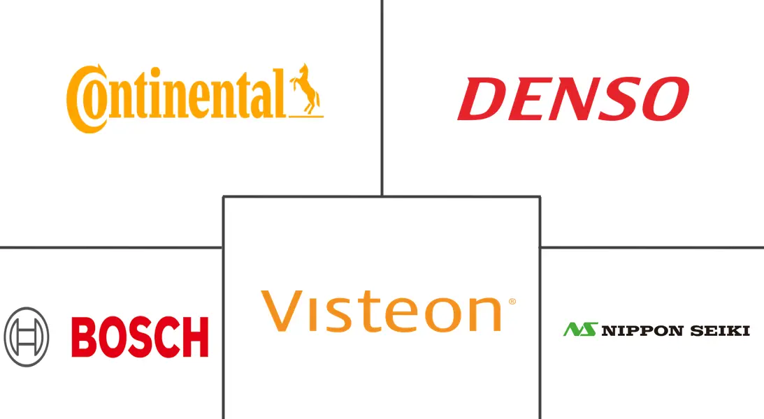 Major players in Automotive Instrument Cluster industry