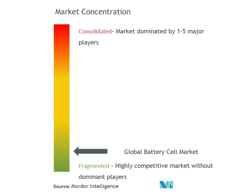Battery Cell Market Concentration