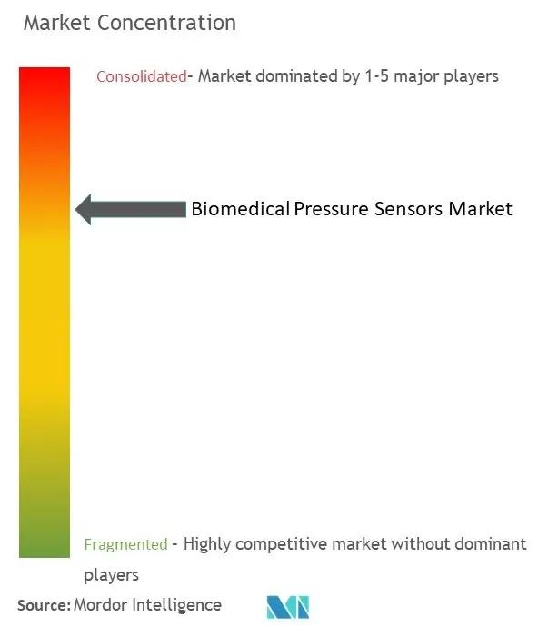 Biomedical Pressure Sensors Market Concentration