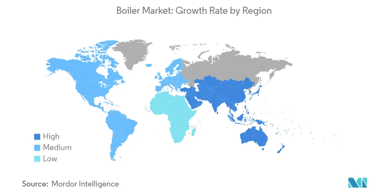 Boiler Market: Growth Rate by Region