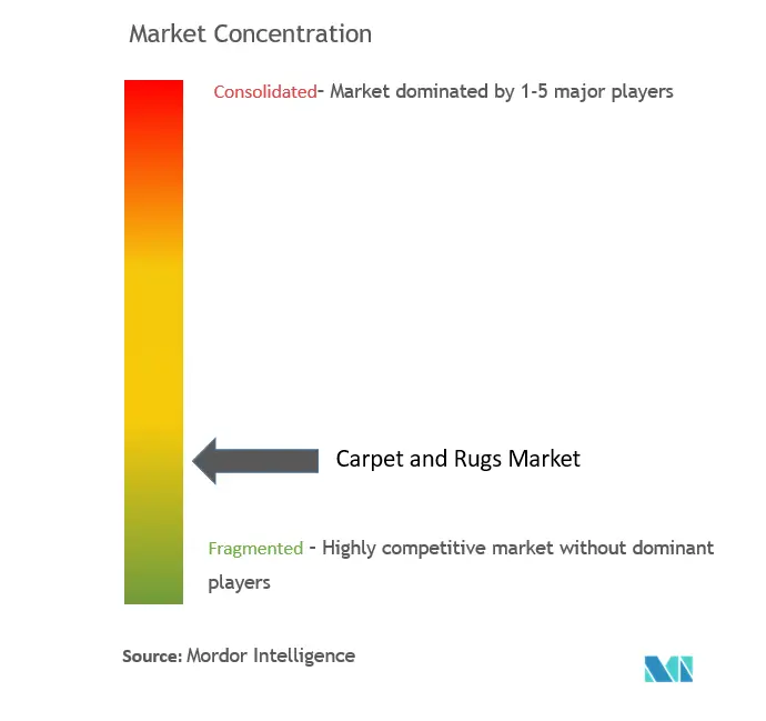 Carpet And Rugs Market Concentration