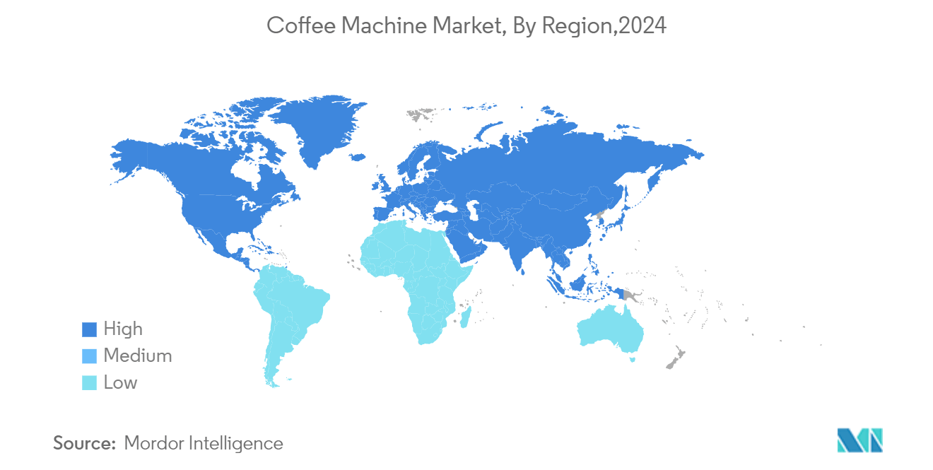 Coffee Machine Market, By Region,2023