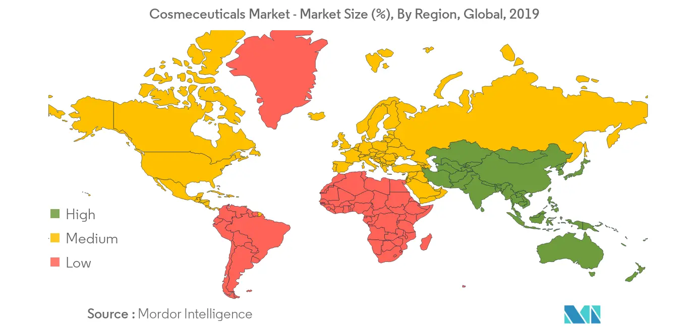 Cosmeceuticals Market Size By Region