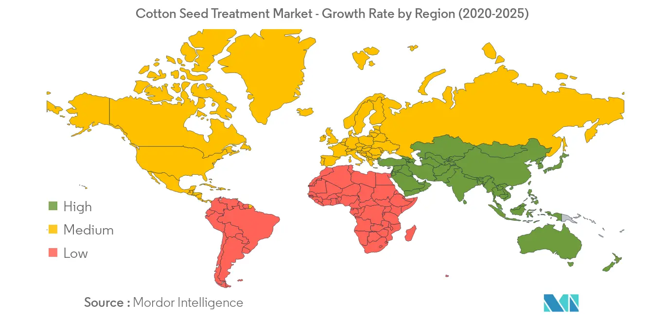 Cotton Seed Treatment Market Growth Rate by Region