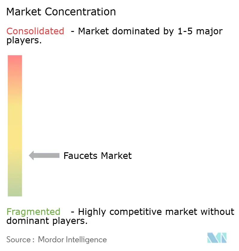 Faucets Market Concentration Faucets Market Concentration