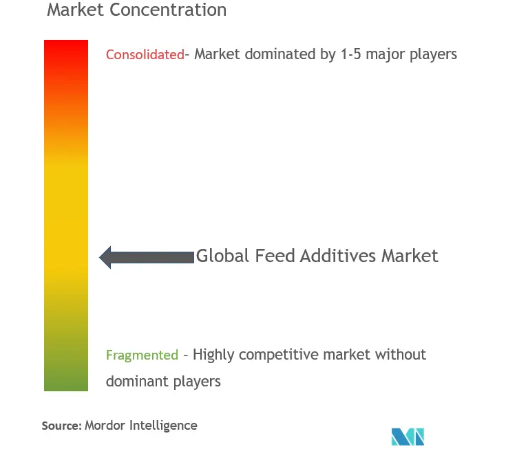 Feed Additives Market Concentration