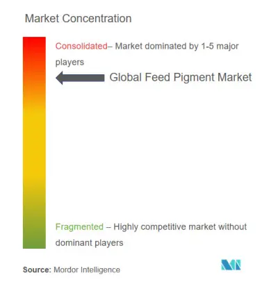 Animal Feed Pigments Market Concentration