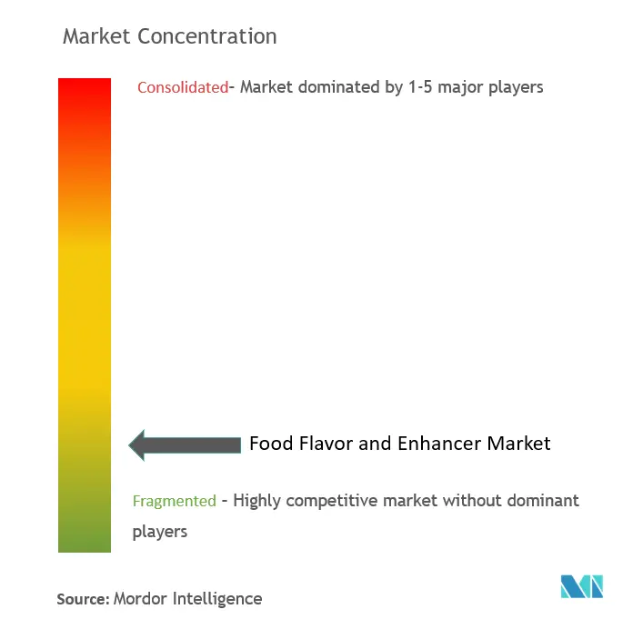 Food Flavor & Enhancer Market Concentration