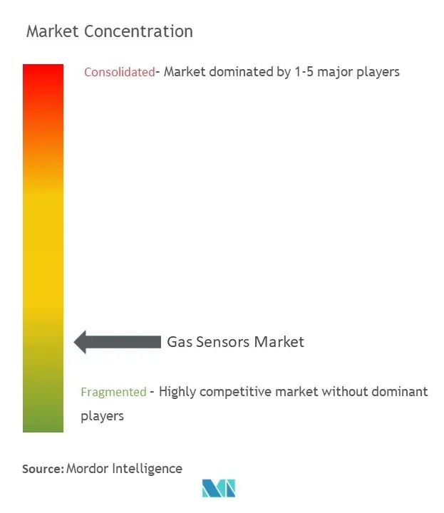 Gas Sensors Market Concentration