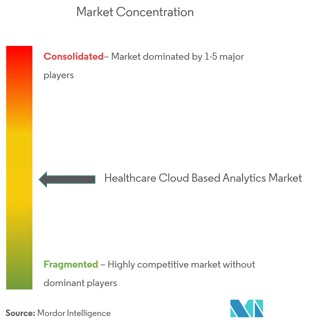 Global Healthcare Cloud Based Analytics Market Concentration