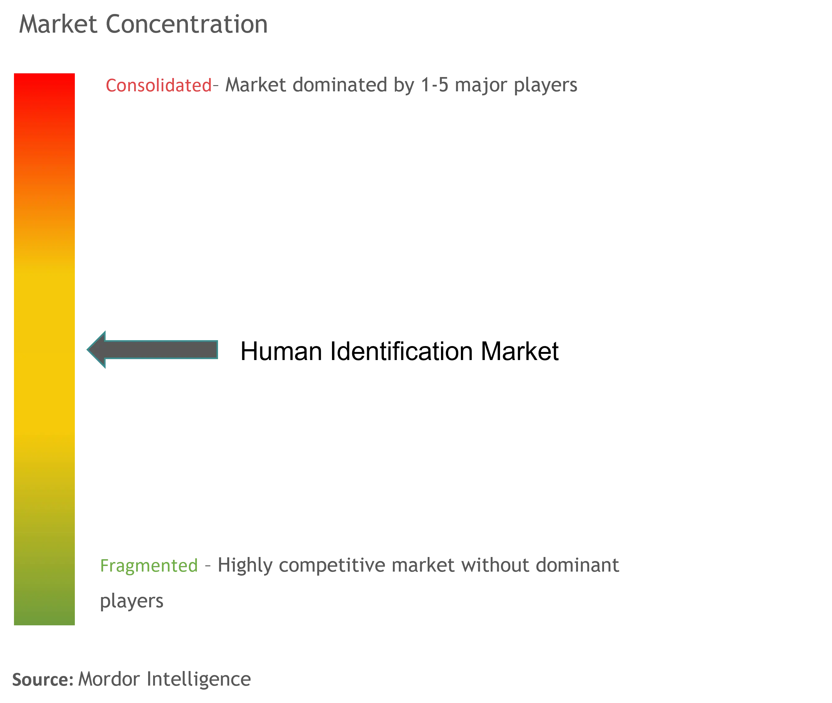 Human Identification Market  Concentration