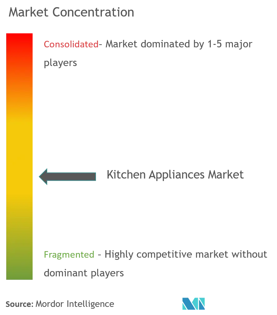 Kitchen Appliances Market Concentration