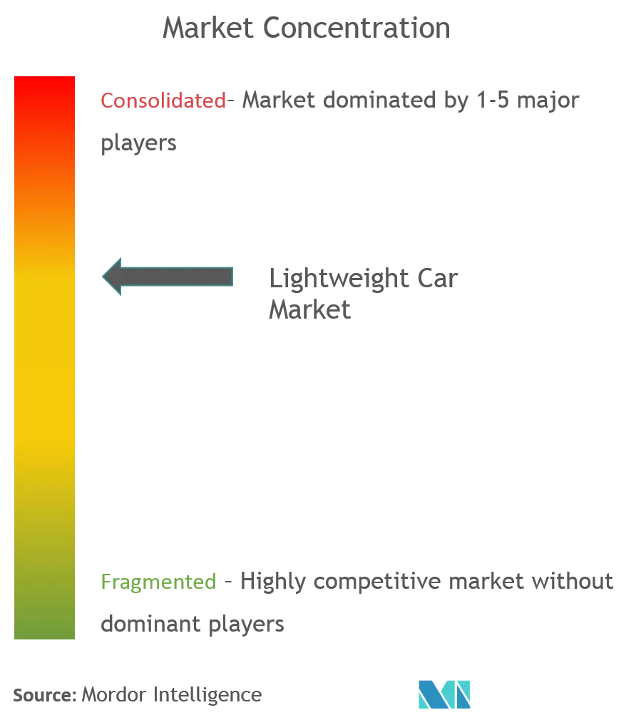 Lightweight Cars Market Concentration