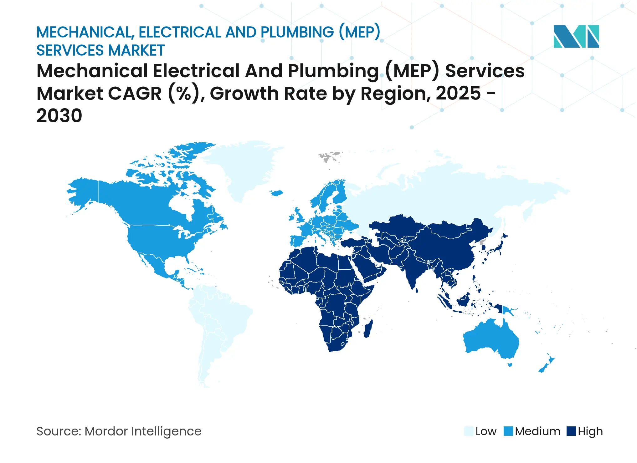 Mechanical Electrical And Plumbing (MEP) Services Market CAGR (%), Growth Rate by Region