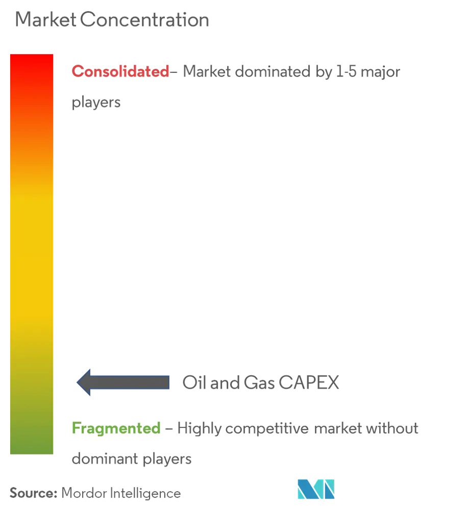 Oil and Gas CAPEX Market Concentration