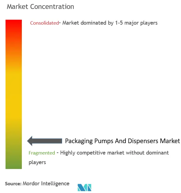 Packaging Pumps And Dispensers Market Concentration