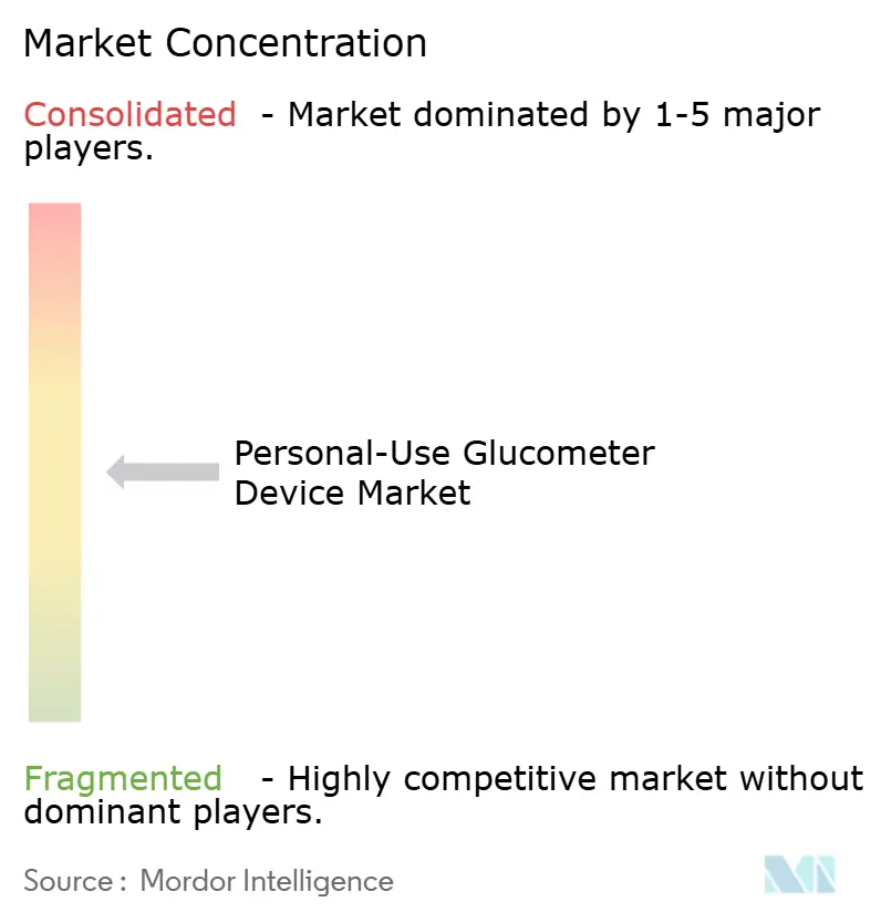 Personal-Use Glucometer Device Market Concentration