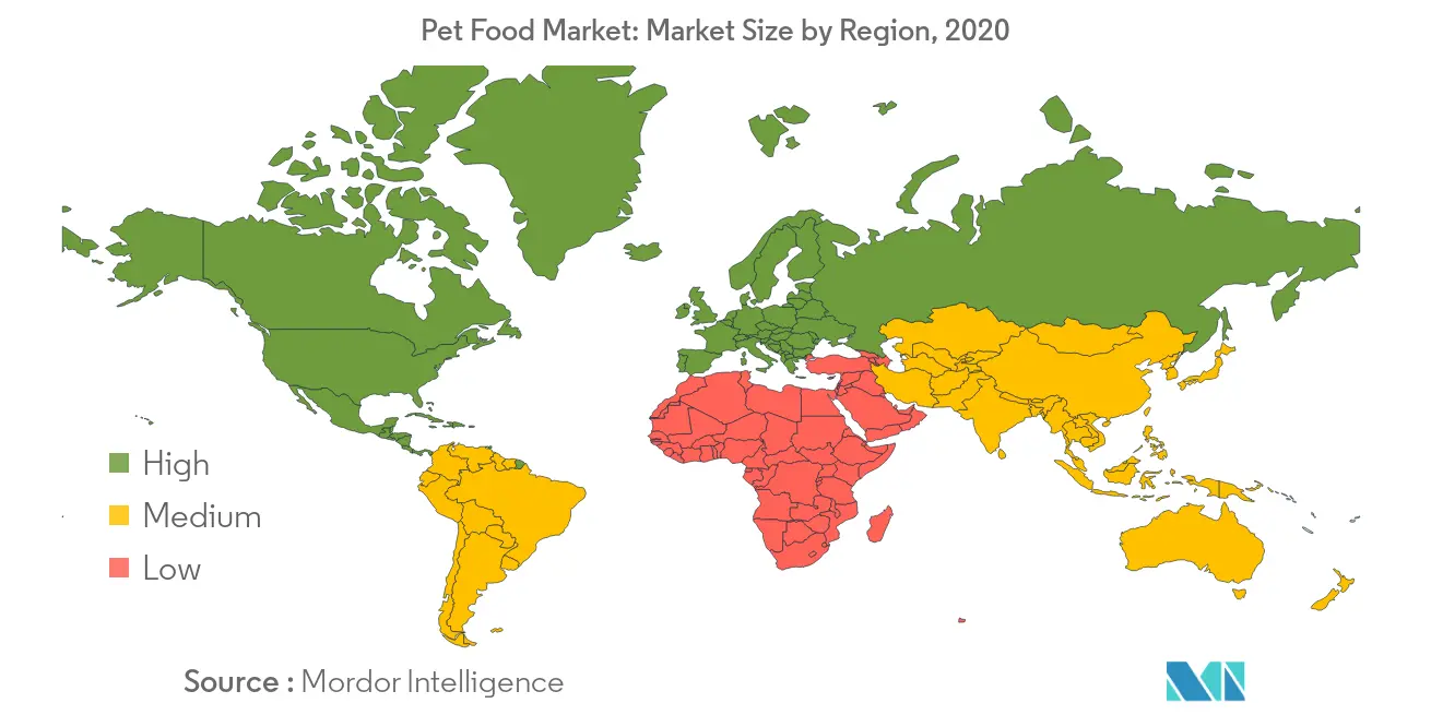 Pet Food Market Size By Region