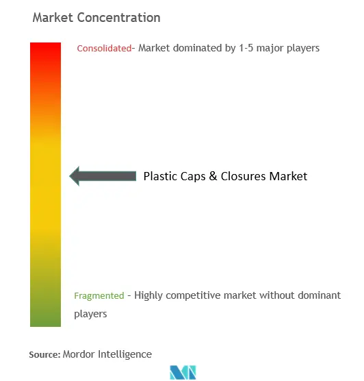 Plastic Caps and Closures Market Concentration