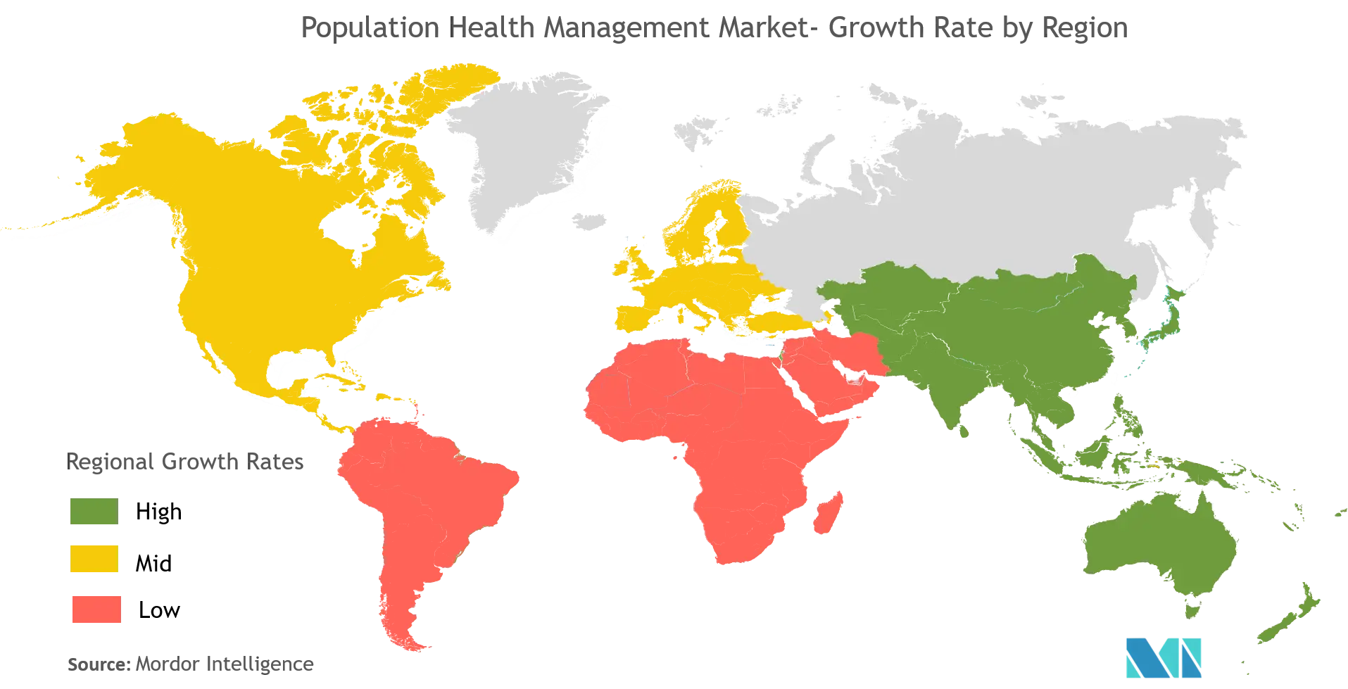 Population Health Management Market - Growth Rate by Region