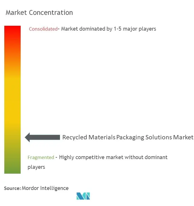 Recycled Materials Packaging Solutions Market Concentration