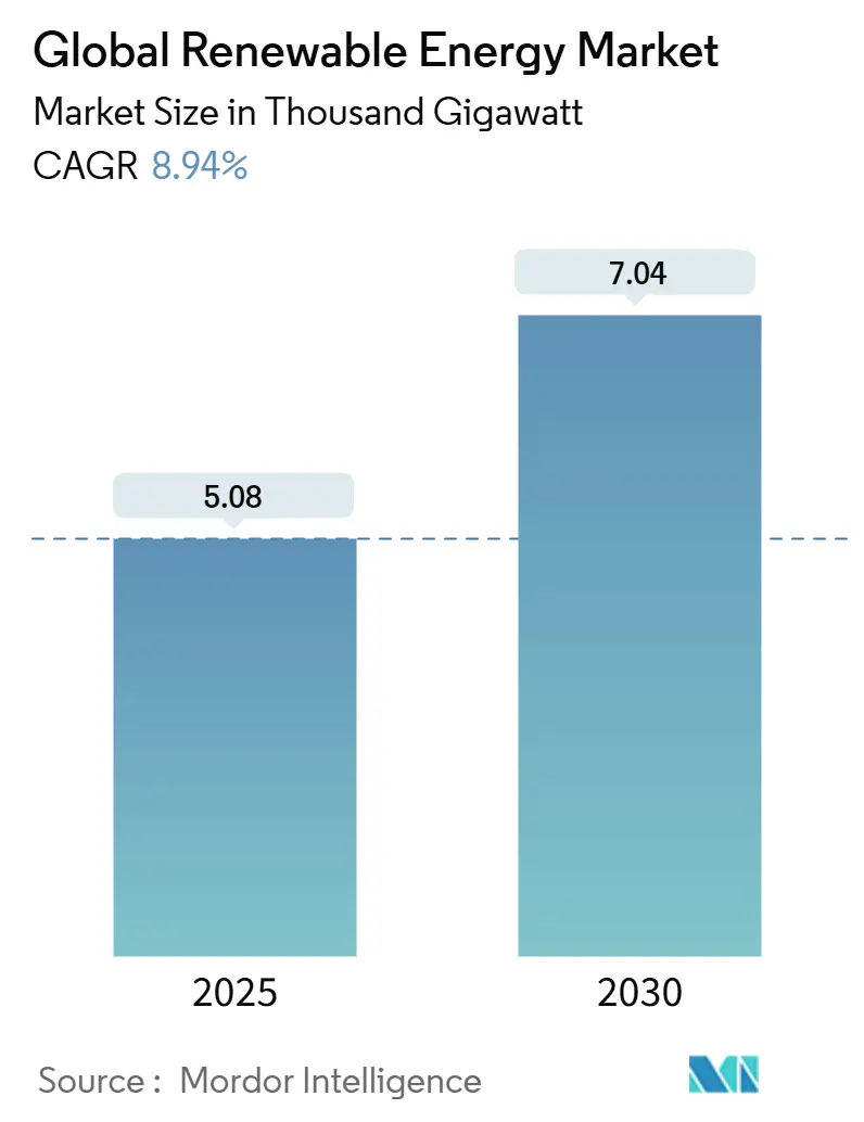 Global Renewable Energy Market (2025 - 2030)