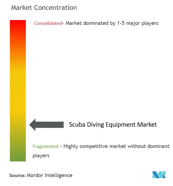 Global Scuba Diving Equipment Market Concentration