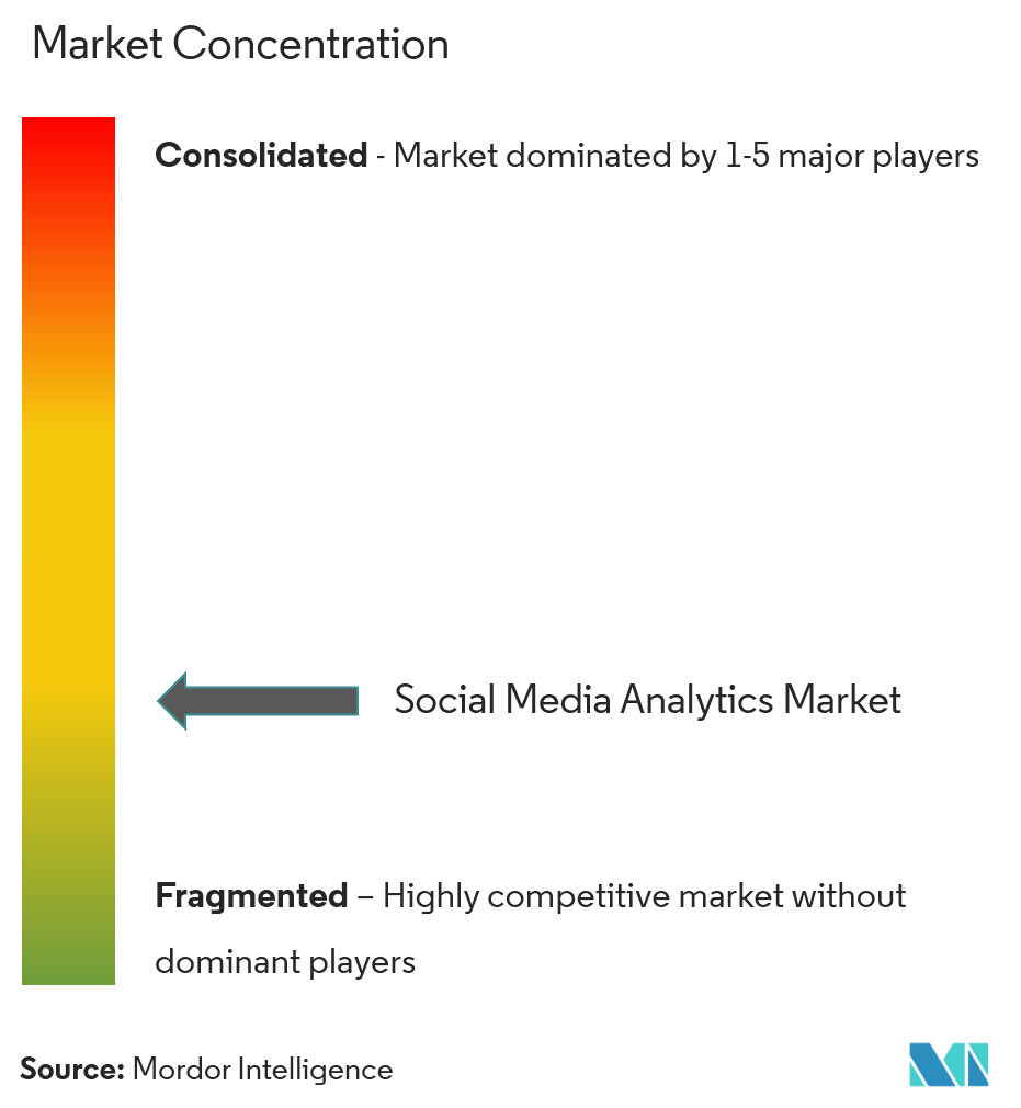 Social Media Analytics Market Concentration