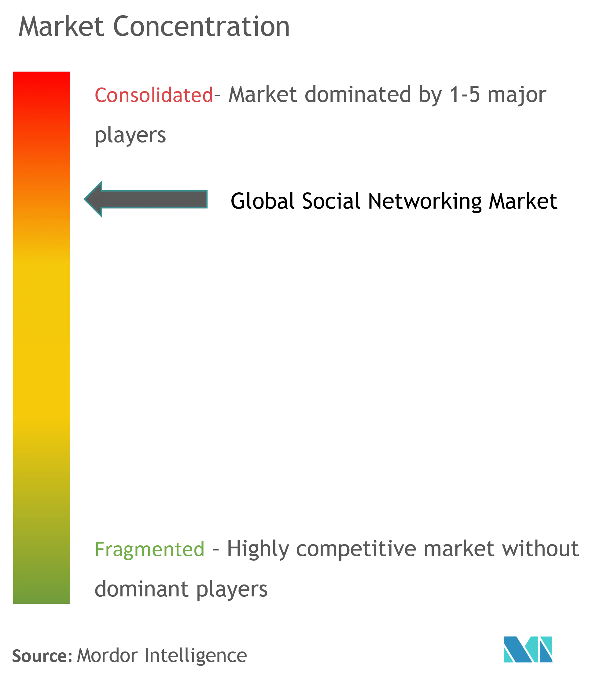 Global Social Networking Market Concentration