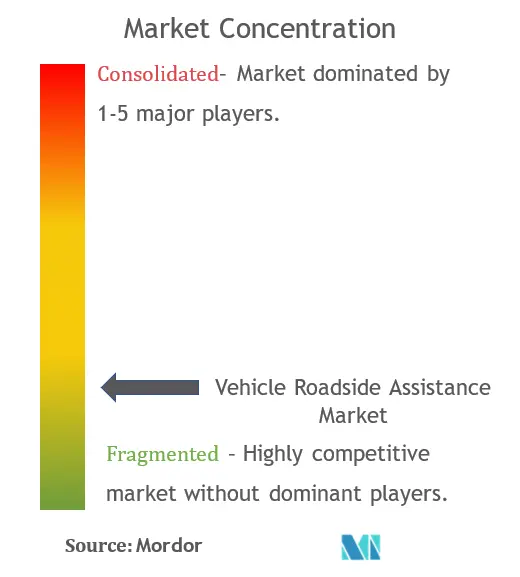 Vehicle Roadside Assistance Market Concentration