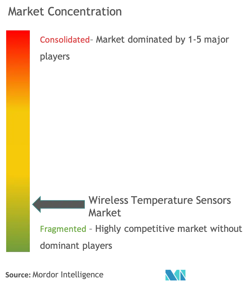 Wireless Temperature Sensors Market Concentration