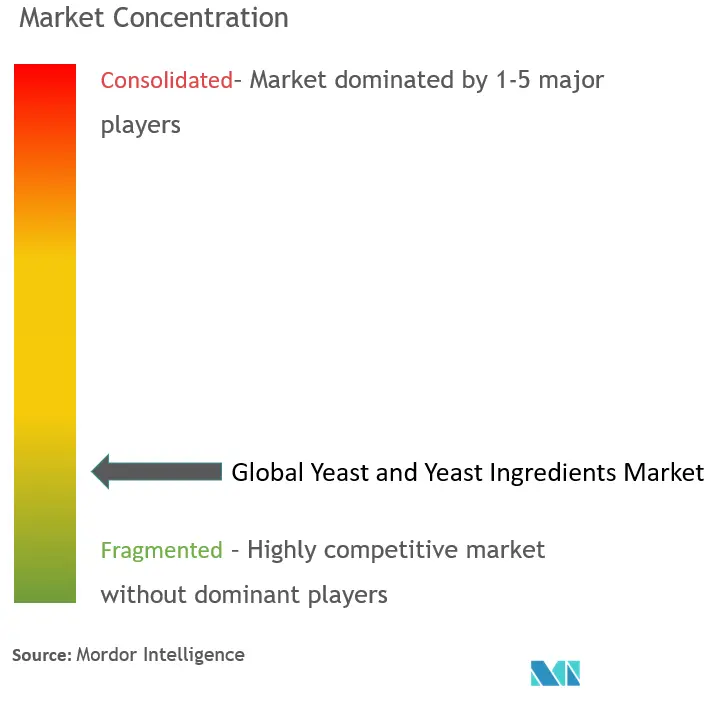 Yeast And Yeast Ingredients Market Concentration