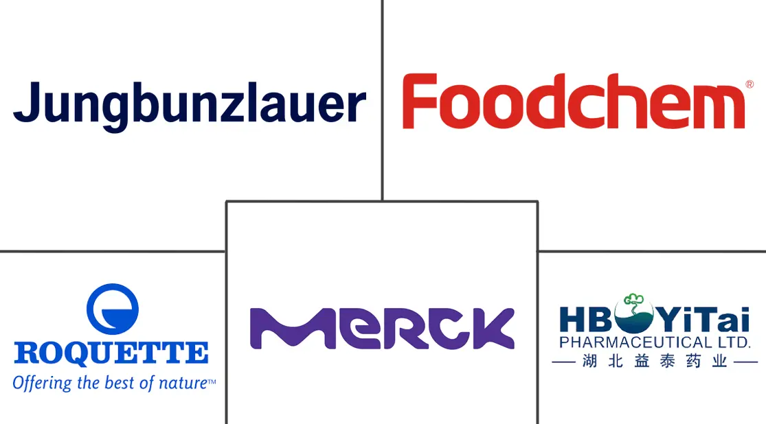 Major players in Glucuronolactone industry