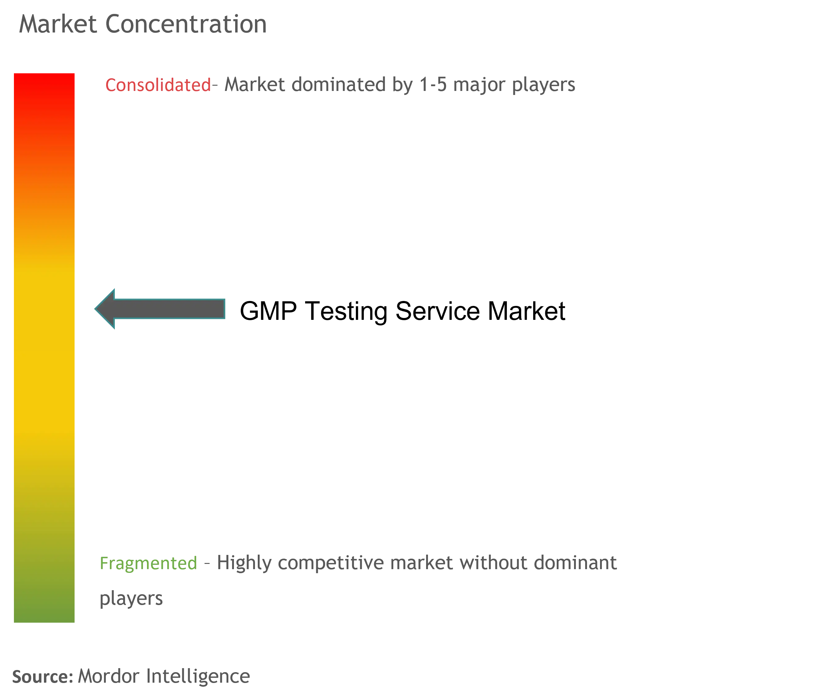 GMP Testing Service Market Concentration