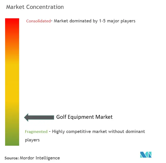 Golf Equipment Market Concentration