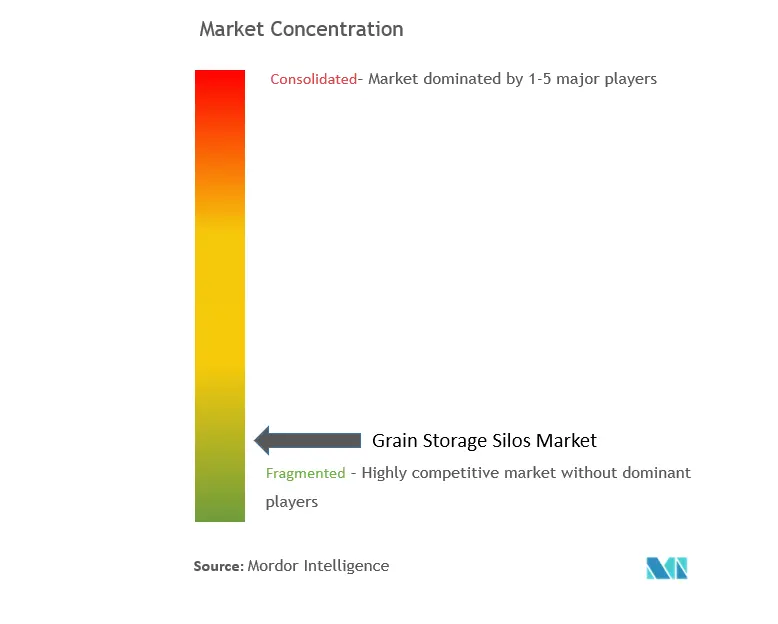 Grain Storage Silos Market Concentration