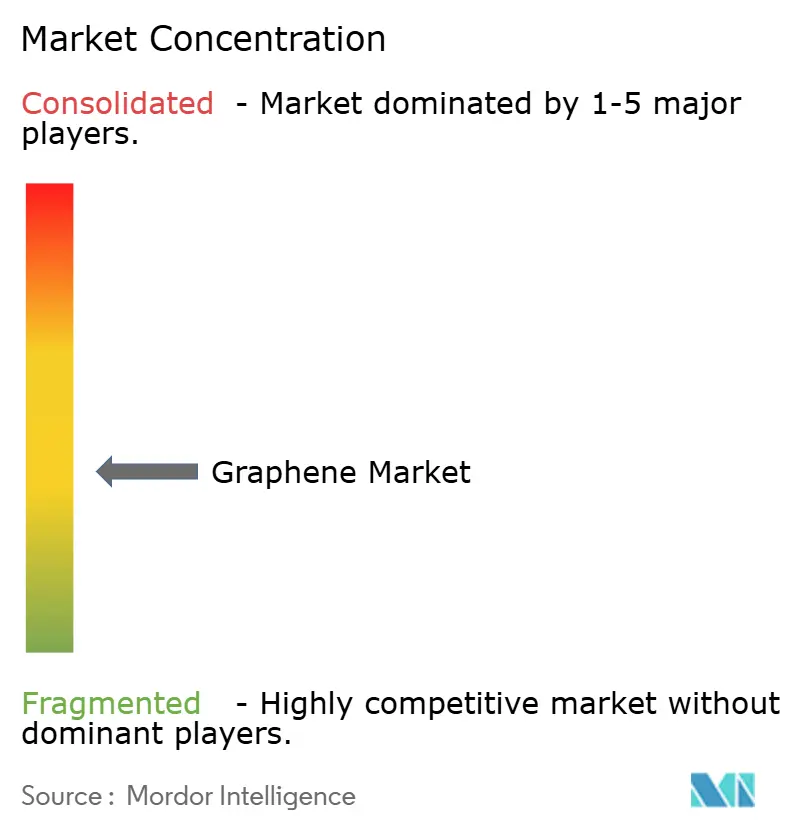 Graphene Market - Market Concentration
